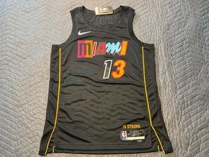 Nike Miami Heat Bam Adebayo #13 2021-22 City Edition Mixtape Swingman Jersey Siz